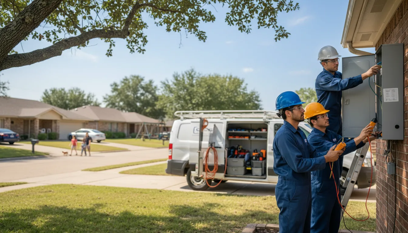 Certified electrician providing emergency electrical services in Maeystown, IL